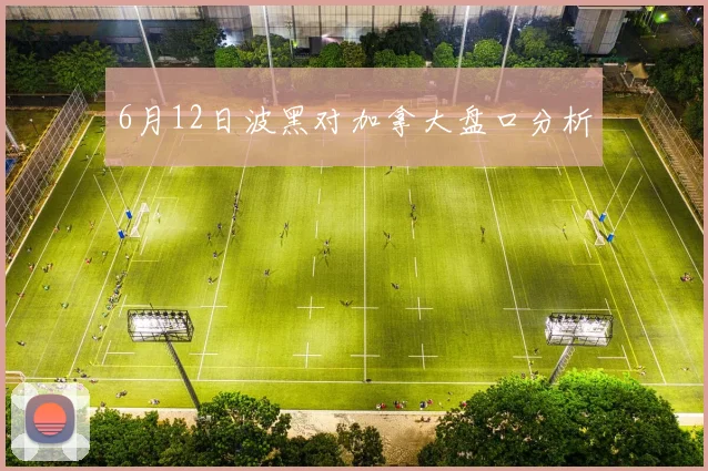 6月12日波黑对加拿大盘口分析